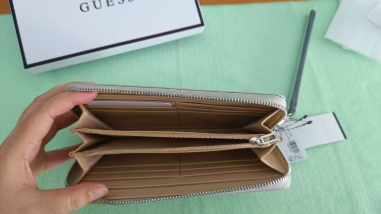 ขายกระเป๋าสตางค์ Guess ใบยาว สีเขียว รูปที่ 6
