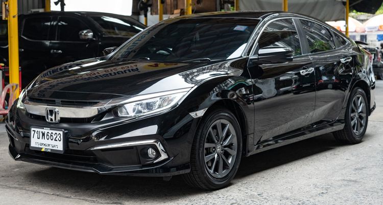 Honda Civic 2020 1.8 EL i-VTEC Sedan เบนซิน ไม่ติดแก๊ส เกียร์อัตโนมัติ ดำ รูปที่ 2