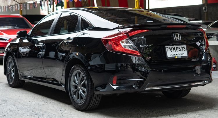 Honda Civic 2020 1.8 EL i-VTEC Sedan เบนซิน ไม่ติดแก๊ส เกียร์อัตโนมัติ ดำ รูปที่ 3