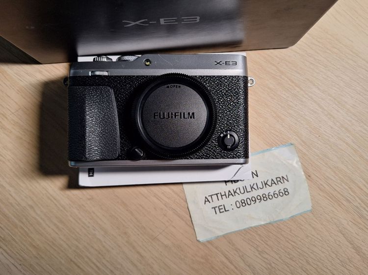 Fujifilm กล้องมิลเลอร์เลส ไม่กันน้ำ Body กล้อง Fuji XE3 Silver อดีตประกันศูนย์ไทย Fujiflm Fujinon