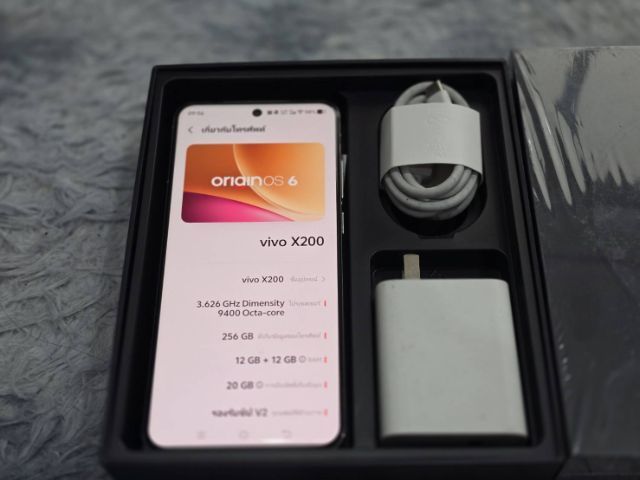 ขาย Vivo x200 
Rom Ch อุปกรณ์ครบกล่อง รอยแทบไม่มี
ไม่ติดสัญญาไดๆ ใส่ได้ทุกซิม 
ขาย13900 หรือแลก 14 Pm รุ่นอื่นๆเสนอมาครับ นัดรับปลวกแดง 