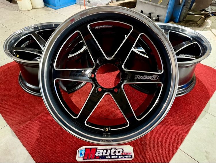 ล้อแท้LENSO SPEC X 18x9 ET0 6x139 สีเดิมสวยจัด  รูปที่ 7