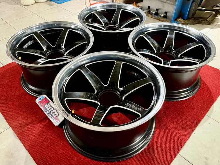 ล้อแท้LENSO SPEC X 18x9 ET0 6x139 สีเดิมสวยจัด  รูปที่ 2