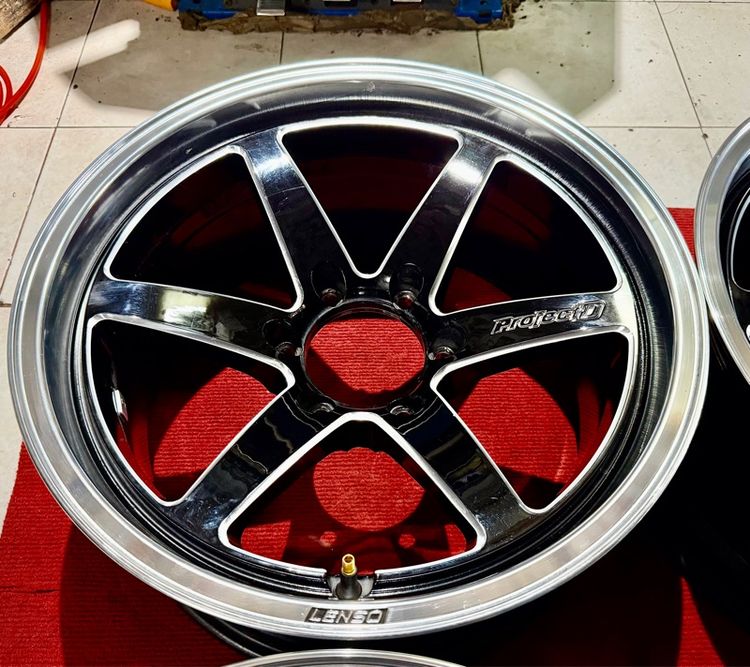 ล้อแท้LENSO SPEC X 18x9 ET0 6x139 สีเดิมสวยจัด  รูปที่ 6