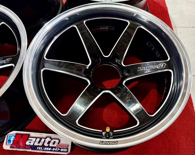ล้อแท้LENSO SPEC X 18x9 ET0 6x139 สีเดิมสวยจัด  รูปที่ 4