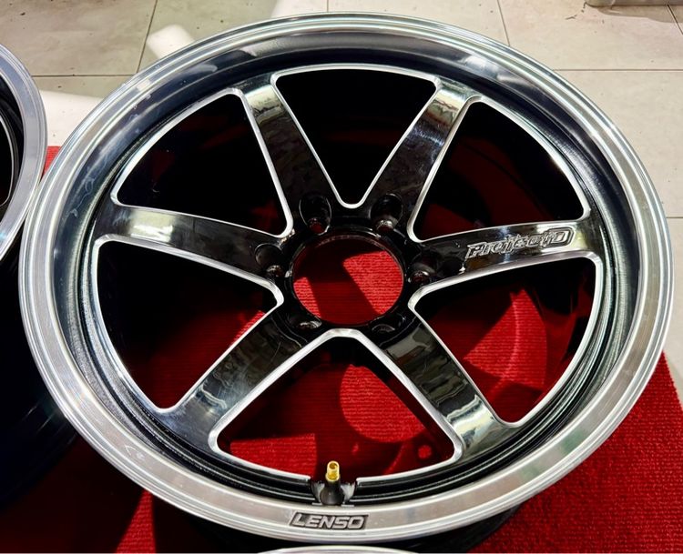 ล้อแท้LENSO SPEC X 18x9 ET0 6x139 สีเดิมสวยจัด  รูปที่ 3