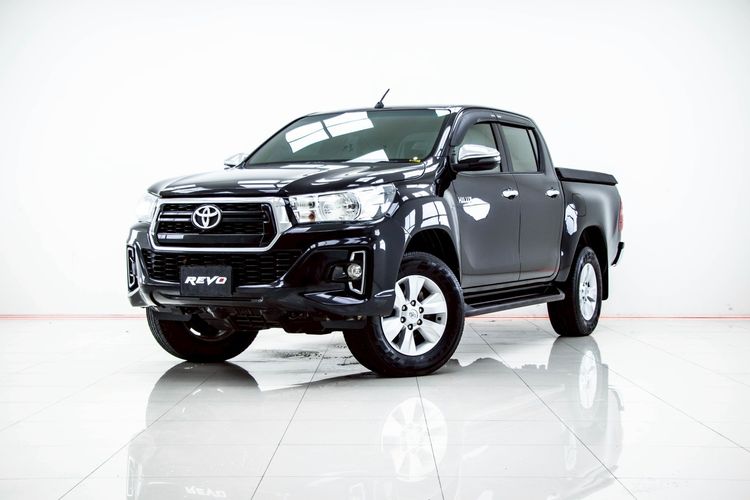 Toyota Hilux Revo 2018 2.4 E Prerunner Pickup ดีเซล ไม่ติดแก๊ส เกียร์ธรรมดา ดำ
