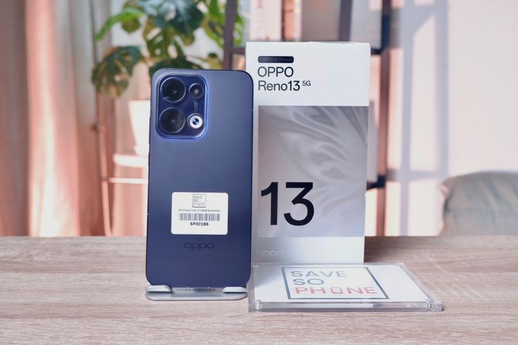 อื่นๆ 256 GB OPPO Reno 13 5G 12+256GB สี Blue เครื่องสวย ราคาเพียง 7,900.- มีประกันร้าน 60 วัน
