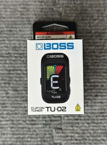 Boss TU-02 Clip-On Tuner เครื่องตั้งสายกีต้าร์แบบหนีบ มือสองนำเข้าจากญี่ปุ่น
