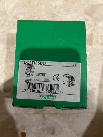 ของแท้ อะไหล่ Schneider  LC1D25BD contactor