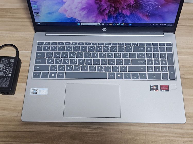 HP 15 Ryzen5 7535Hs+Ram16ddr5 +15.6" FHD IPS เครื่องสวย 4 เดือน รูปที่ 3