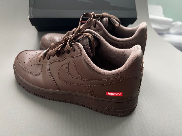 Nike Air Force 1 Low Supreme Brown ของแท้ รูปที่ 12