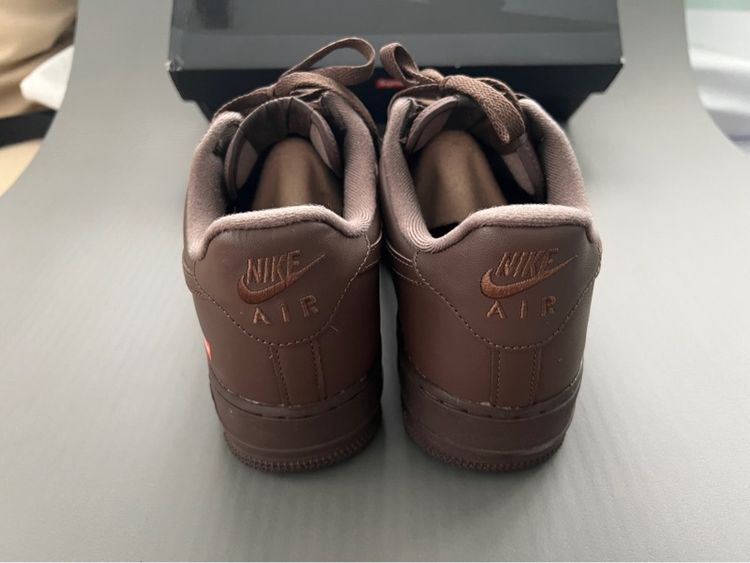Nike Air Force 1 Low Supreme Brown ของแท้ รูปที่ 6