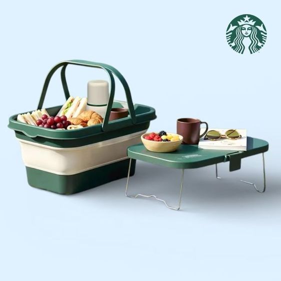 กล่องอเนกประสงค์พับได้ starbucks รูปที่ 4