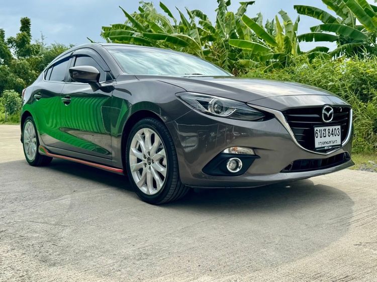 Mazda Mazda3 2015 2.0 S Sedan เบนซิน ไม่ติดแก๊ส เกียร์อัตโนมัติ น้ำตาล รูปที่ 3