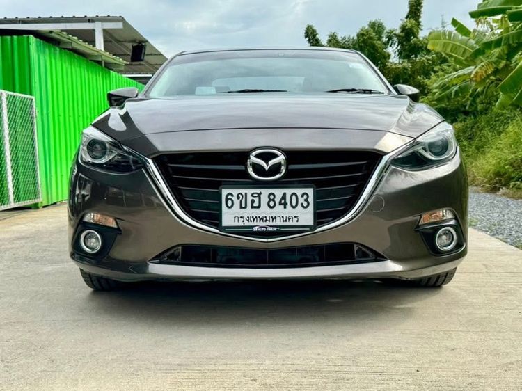 Mazda Mazda3 2015 2.0 S Sedan เบนซิน ไม่ติดแก๊ส เกียร์อัตโนมัติ น้ำตาล รูปที่ 2