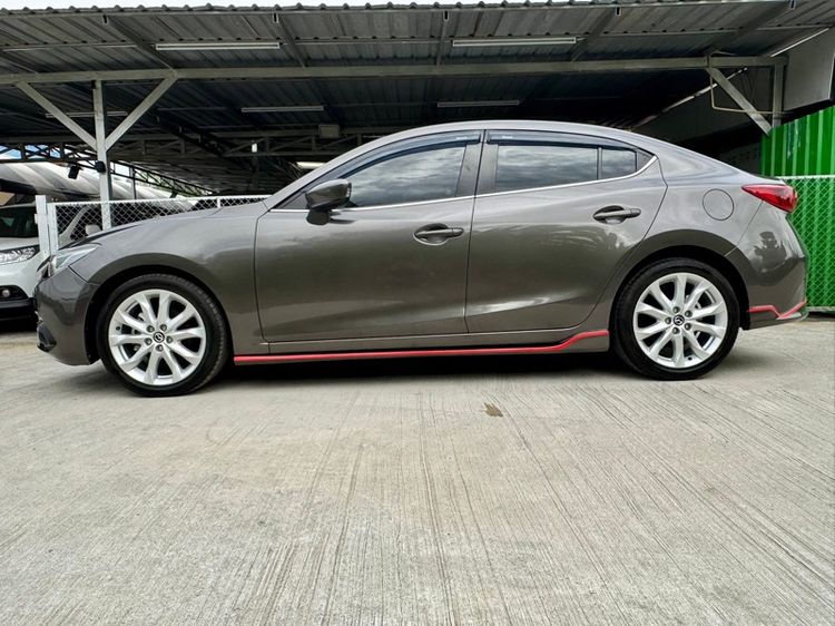 Mazda Mazda3 2015 2.0 S Sedan เบนซิน ไม่ติดแก๊ส เกียร์อัตโนมัติ น้ำตาล รูปที่ 4