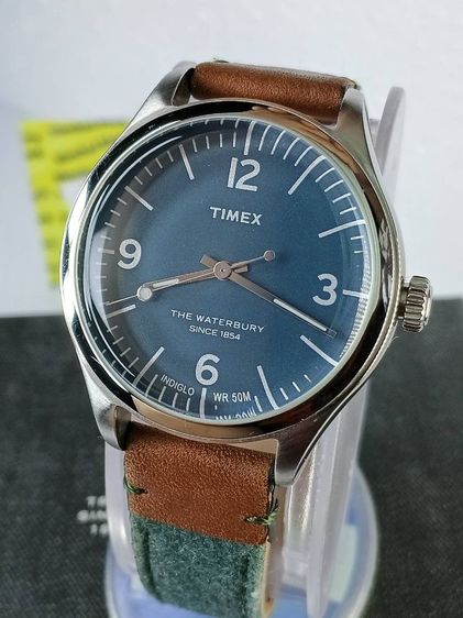 นาฬิกา สไตล์ Vintage-inspired 
Timex  The Waterbury  สินค้ามือสอง ผลิตในโอกาสพิเศษ เฉลิมฉลองครบรอบ 160 ปี ( นับตั้งแต่ก่อตั้งในปี 1854 )  รูปที่ 16