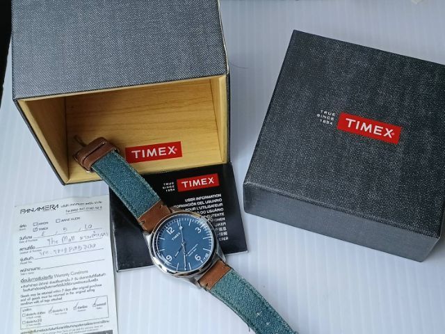 นาฬิกา สไตล์ Vintage-inspired 
Timex  The Waterbury  สินค้ามือสอง ผลิตในโอกาสพิเศษ เฉลิมฉลองครบรอบ 160 ปี ( นับตั้งแต่ก่อตั้งในปี 1854 )  รูปที่ 10