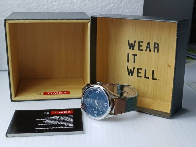 นาฬิกา สไตล์ Vintage-inspired 
Timex  The Waterbury  สินค้ามือสอง ผลิตในโอกาสพิเศษ เฉลิมฉลองครบรอบ 160 ปี ( นับตั้งแต่ก่อตั้งในปี 1854 )  รูปที่ 8