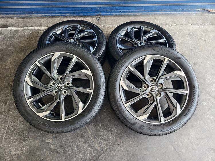 🚗 ล้อ Cross GR Sport 18 นิ้ว + ยาง Bridgestone  ขนาด 225 50R18 ปี24