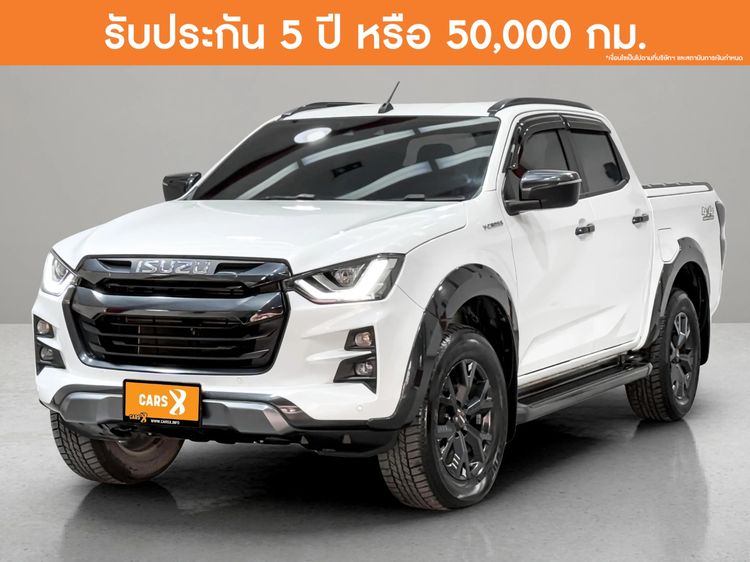 Isuzu D-MAX 2023 3.0 Vcross M 4WD Pickup ดีเซล ไม่ติดแก๊ส เกียร์อัตโนมัติ ขาว