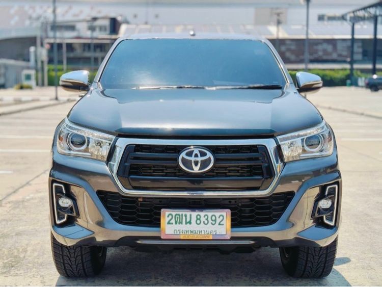Toyota Hilux Revo 2018 2.4 Prerunner E Plus Pickup ดีเซล ไม่ติดแก๊ส เกียร์ธรรมดา เทา รูปที่ 3