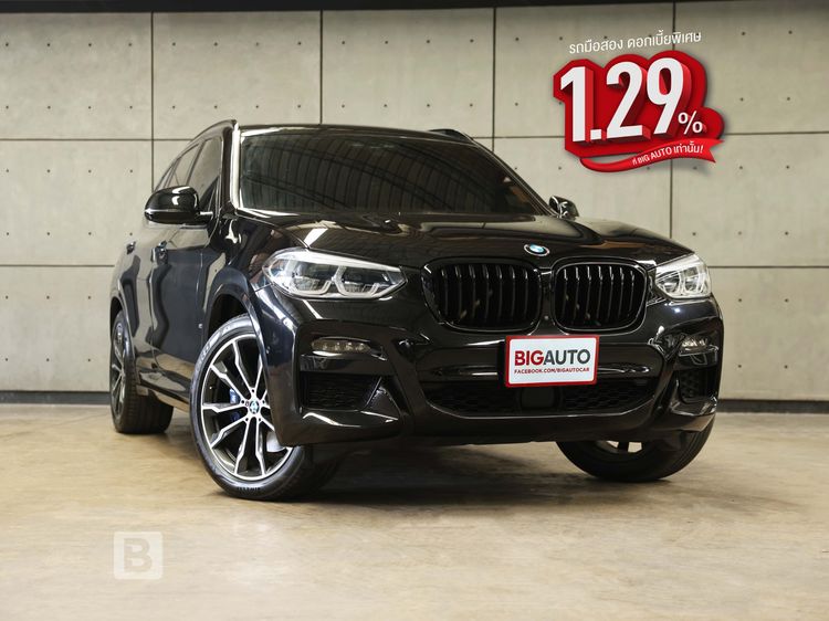 รถ BMW X3 2.0 xDrive30e M Sport 4WD สี ดำ