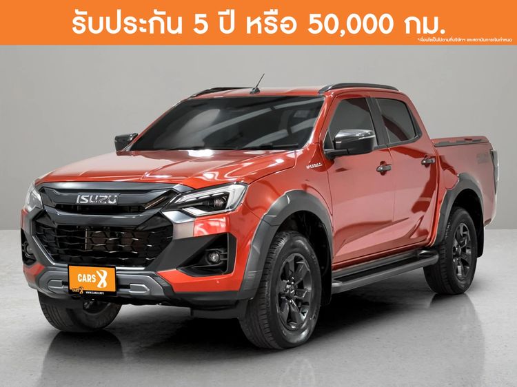 Isuzu D-MAX 2023 3.0 Vcross M 4WD Pickup ดีเซล ไม่ติดแก๊ส เกียร์อัตโนมัติ ส้ม