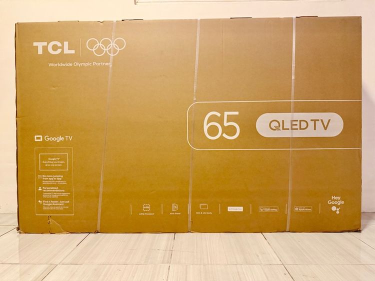 TCL QLED 4K 65 นิ้ว มือ1 Google TV 120Hz ผลิต มีค 2569 Quantum Dot ประกันศูนย์ 3 ปี สั่งเสียง รูปที่ 3