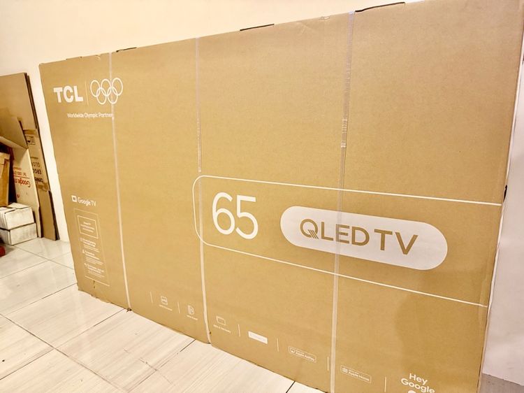 TCL QLED 4K 65 นิ้ว มือ1 Google TV 120Hz ผลิต มีค 2569 Quantum Dot ประกันศูนย์ 3 ปี สั่งเสียง รูปที่ 2