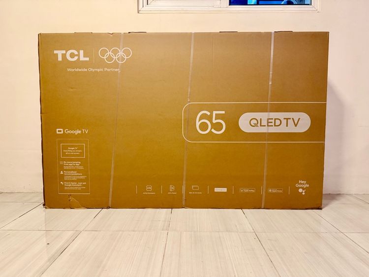 TCL QLED 4K 65 นิ้ว มือ1 Google TV 120Hz ผลิต มีค 2569 Quantum Dot ประกันศูนย์ 3 ปี สั่งเสียง