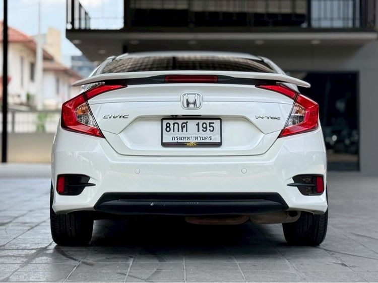 Honda Civic 2019 Sedan เบนซิน ไม่ติดแก๊ส เกียร์อัตโนมัติ ขาว รูปที่ 4