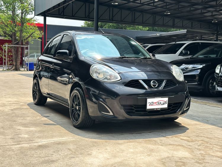Nissan March 2018 1.2 E Sedan เบนซิน เกียร์อัตโนมัติ ดำ รูปที่ 3