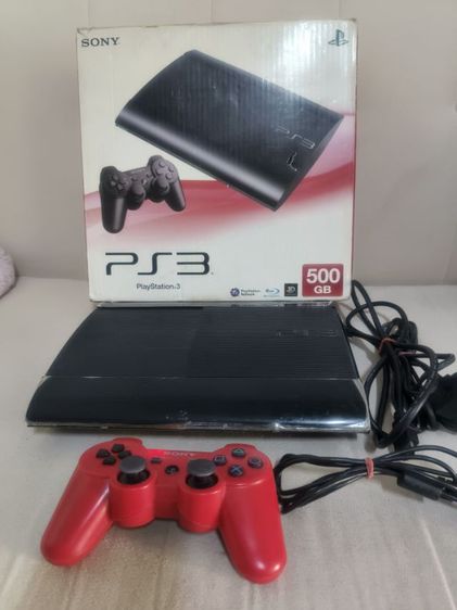 เครื่องเกม Ps3 ขนาดhdd500gb ลงเกมไว้29เกม pesภาคใหม่ล่าสุด อุปกรณ์ครบกล่องพร้อมเล่นครับ รูปที่ 3