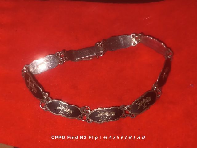 Vintage Siam Thai Dancer Dragon Den Niello Sterling Silver 925 งานไทยเก่า สไตล์วินเทจ  รูปที่ 2