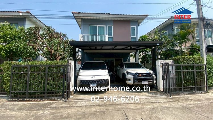 บ้านเเฝด 2 ชั้น 38.3 ตร.ว. หมู่บ้านศุภาลัยวิลล์ ปิ่นเกล้า-นครอินทร์ ใกล้ MRT บางใหญ่ ตลาดบางใหญ่ ซอยวัดพระเงิน ถนนแก้วอินทร์ ถนนกาญจนาภิเษก 