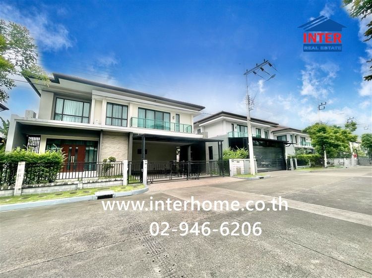 บ้านเดี่ยว 2 ชั้น 81.6 ตร.ว. หมู่บ้านเดอะซิตี้พัฒนาการ97 ซอยพัฒนาการ97 ถนนพัฒนาการตัดใหม่ ถนนศรีนครินทร์ เขตประเวศ กรุงเทพมหานคร