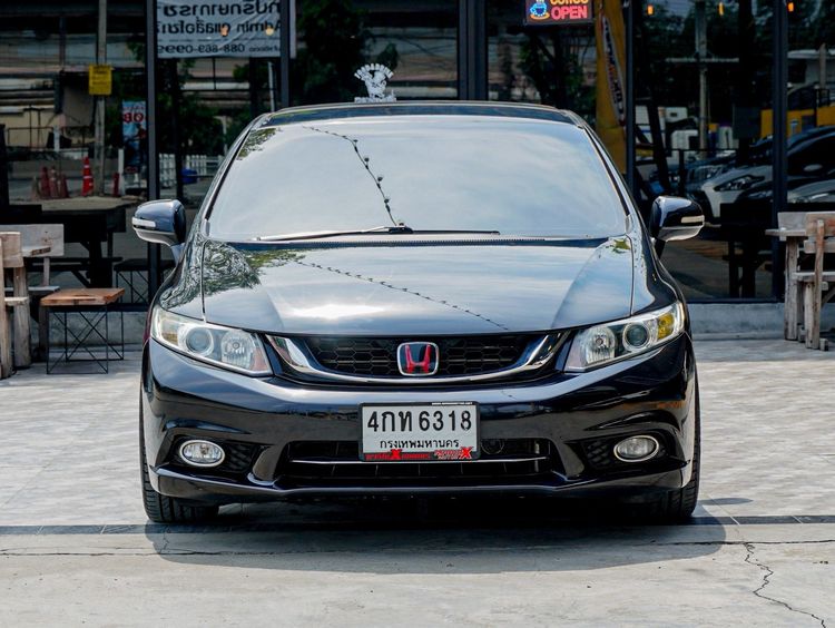 Honda Civic 2015 1.8 S i-VTEC Sedan เบนซิน ไม่ติดแก๊ส เกียร์อัตโนมัติ ดำ รูปที่ 2
