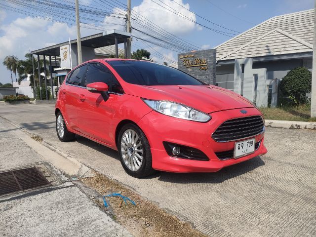 Ford Fiesta 2014 1.0 Titanium Sedan เบนซิน ไม่ติดแก๊ส เกียร์อัตโนมัติ แดง รูปที่ 2