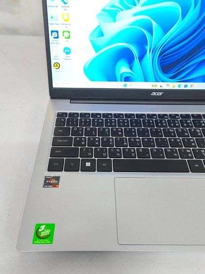 ขาย โน็ตบุ๊ค ACER ASPIRE LITE 15 Ryen7 Ram 16 GB  M.2 512GB จอ15.6 FHD วินโดว์+officeแท้ ราคา13,900บาท ซื้อมาใช้ 2เดือน รูปที่ 5