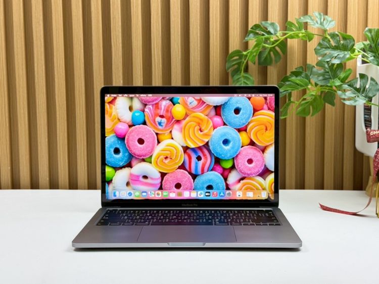 Apple Macbook Pro 13 Inch แมค โอเอส 8 กิกะไบต์ อื่นๆ ไม่ใช่ MacBook Pro (13.3-inch,2020 Two Thunderbolt 3 ports) Ram8GB SSD512GB SpaceGray 