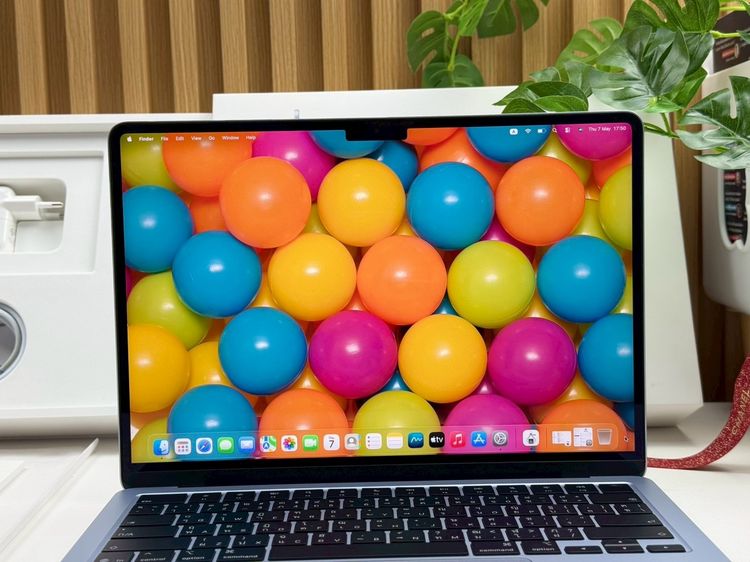 MacBook Air 13.6-inch M4 2025 Ram16GB SSD256GB SkyBlue apple care 29 April 2027  รูปที่ 4