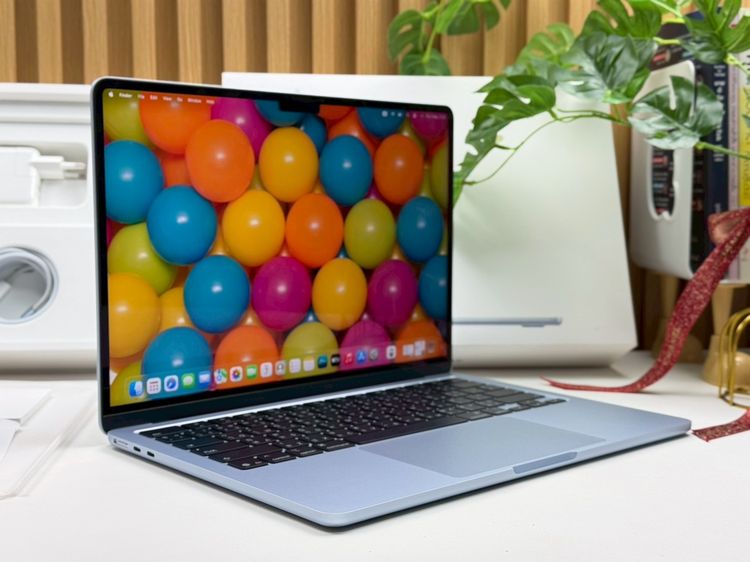 MacBook Air 13.6-inch M4 2025 Ram16GB SSD256GB SkyBlue apple care 29 April 2027  รูปที่ 3