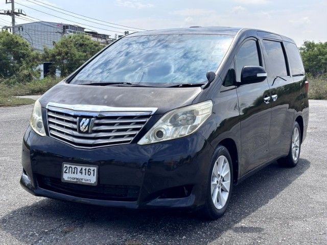 รถ Toyota Alphard 2.4 V สี ดำ
