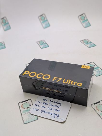 ยี่ห้ออื่นๆ 256 GB ขาย เทิร์น Poco F7 Ultra Ram 12 Rom 256 สี Yellow ศูนย์ไทย ของใหม่มือ 1 ประกัน 15 เดือน อุปกรณ์ครบยกกล่อง เพียง 11,990 บาท ครับ 
