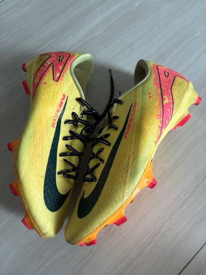 ผู้ชาย เหลือง รองเท้าฟุตบอล NIKE AIR ZOOM MERCURIAL VAPOR  ACADEMY MG MBAPPE PERSONAL EDITION  LASER ORANGE ARMORY NAVY   