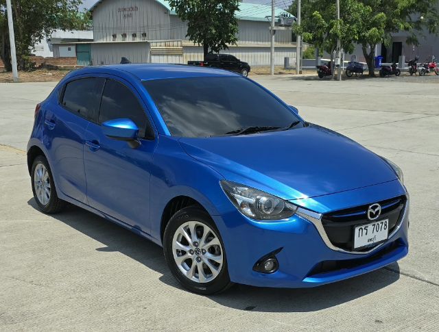 Mazda Mazda 2 2015 1.3 Sports High Plus Sedan เบนซิน ไม่ติดแก๊ส เกียร์อัตโนมัติ น้ำเงิน