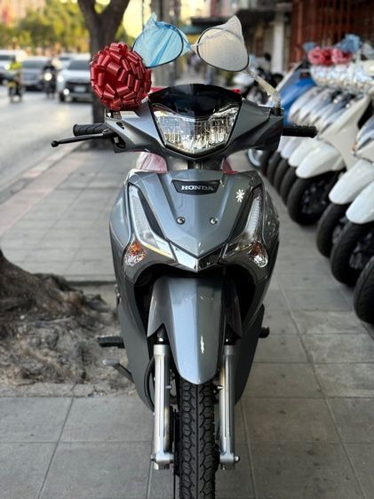 Wave125i สตาทมือ สี เทา-แดง ปี63 รถบ้านมือเดียว รูปที่ 2
