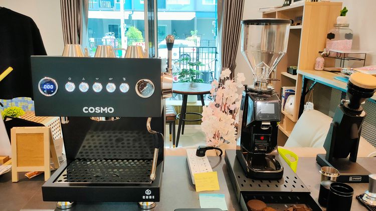 เครื่องลงกาแฟ Cosmo Cube + เครื่องบด Pronto OD